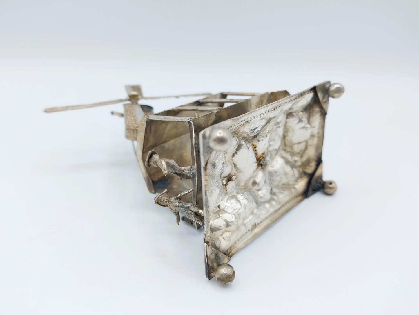 Zilveren miniatuur zaagmolen, J. Verhoogt, Hoorn, 1896