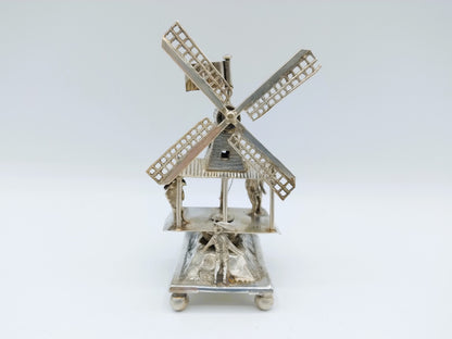 Zilveren miniatuur zaagmolen, Alkmaar, 1891