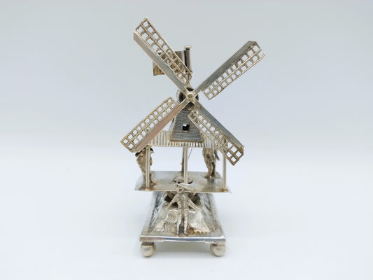 Zilveren miniatuur zaagmolen, Alkmaar, 1891