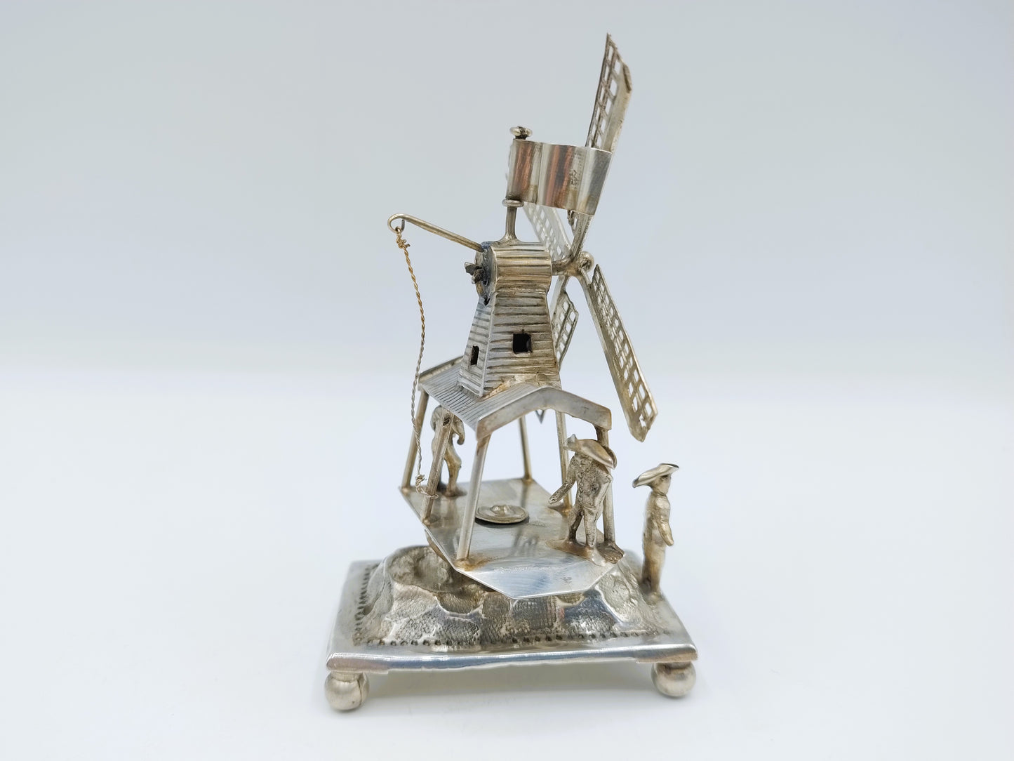 Zilveren miniatuur zaagmolen, Alkmaar, 1891