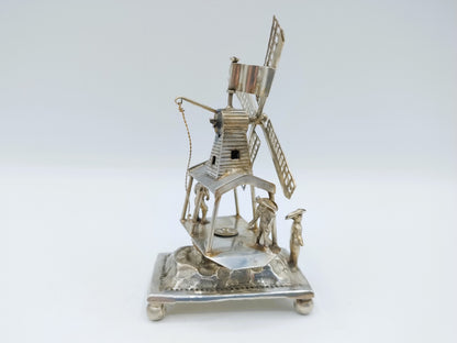 Zilveren miniatuur zaagmolen, Alkmaar, 1891