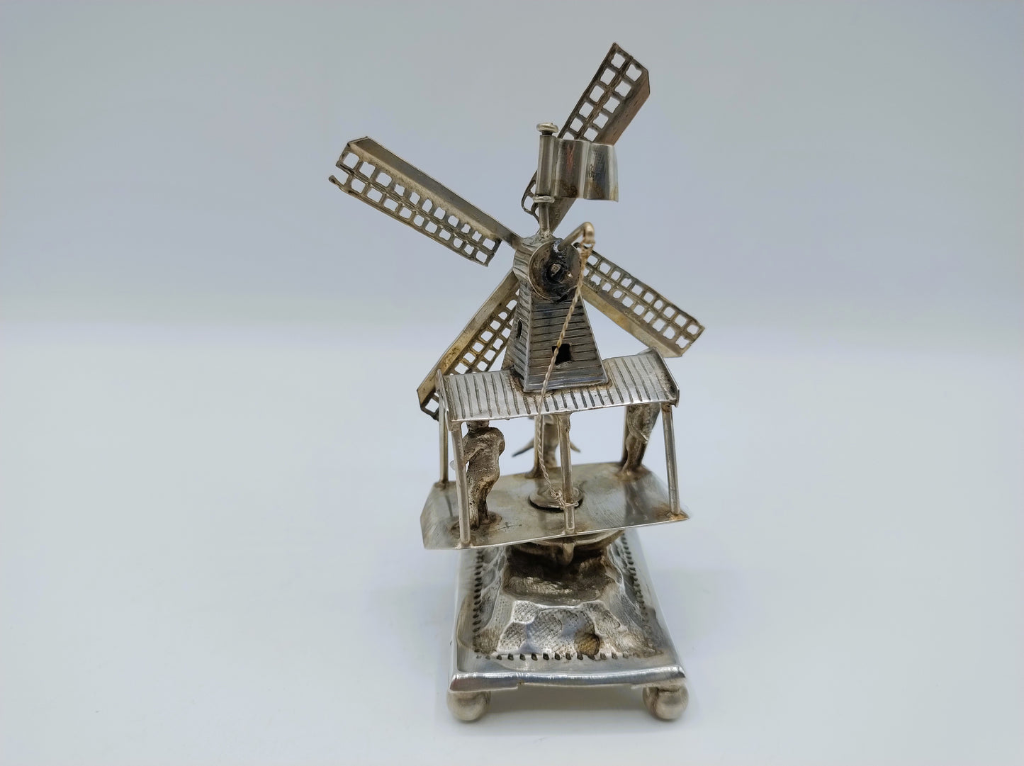 Zilveren miniatuur zaagmolen, Alkmaar, 1891