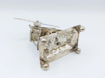 Zilveren miniatuur zaagmolen, Alkmaar, 1891
