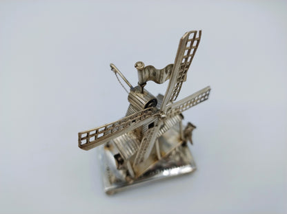 Zilveren miniatuur zaagmolen, Alkmaar, 1891