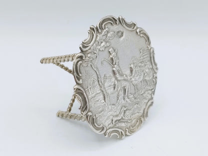 Zilveren miniatuur tafel, 19e eeuws