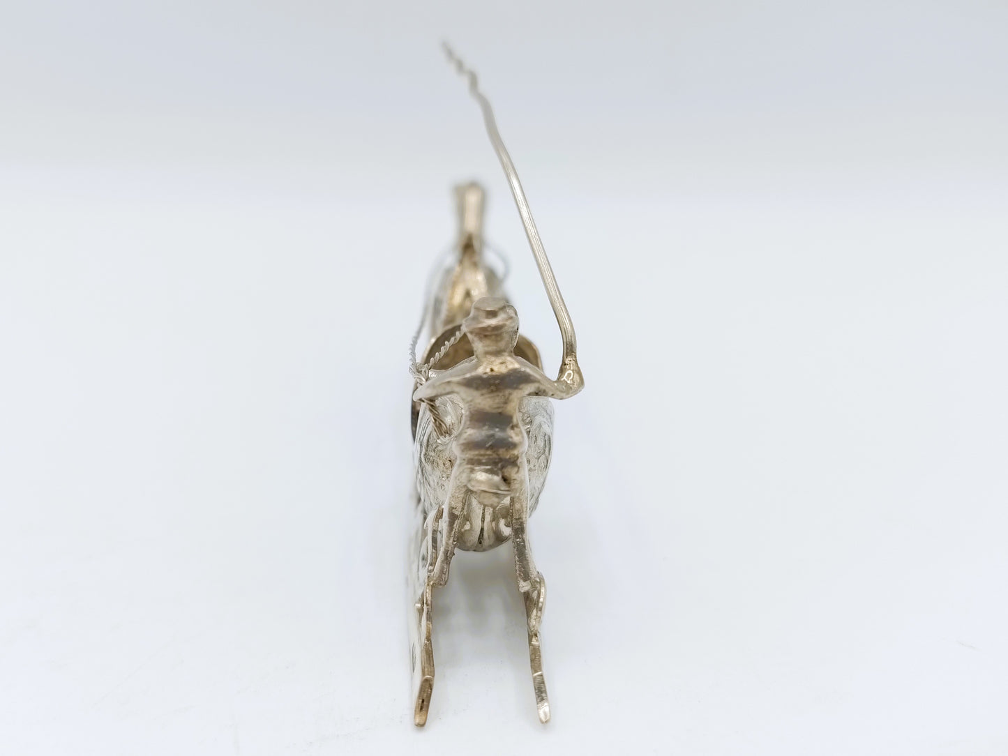 Zilveren miniatuur arreslee, J. van Dijk, Hoorn, ca. 1920