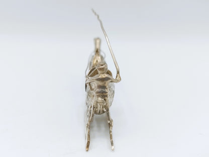 Zilveren miniatuur arreslee, J. van Dijk, Hoorn, ca. 1920