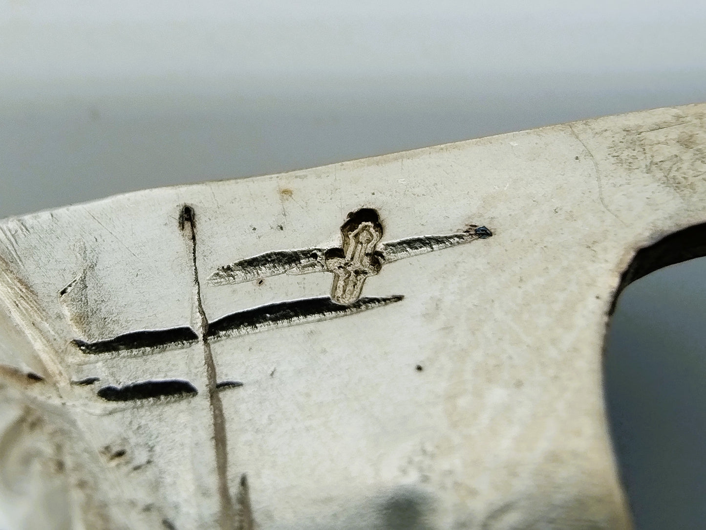 Zilveren miniatuur trekschuit, Gebr. van Straten, Hoorn, ca. 1890
