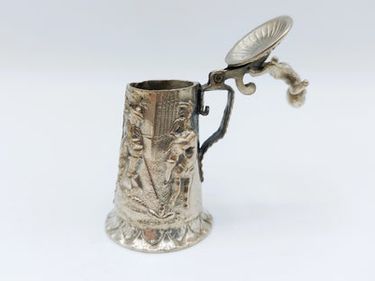 Zilveren miniatuur bierpul,  Hanau, ca. 1890