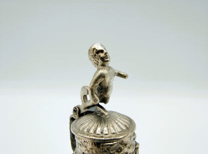 Zilveren miniatuur bierpul,  Hanau, ca. 1890