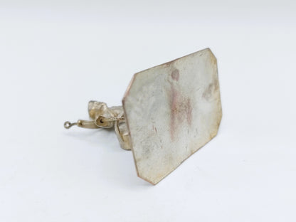 Zilveren miniatuur met melkdrager, G. Berg, Sittard, ca. 1860