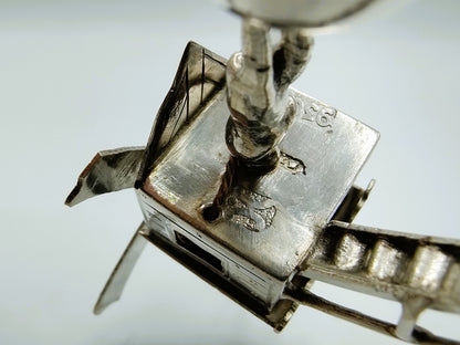 Silver miniature mill cup, Schoonhoven, 1895