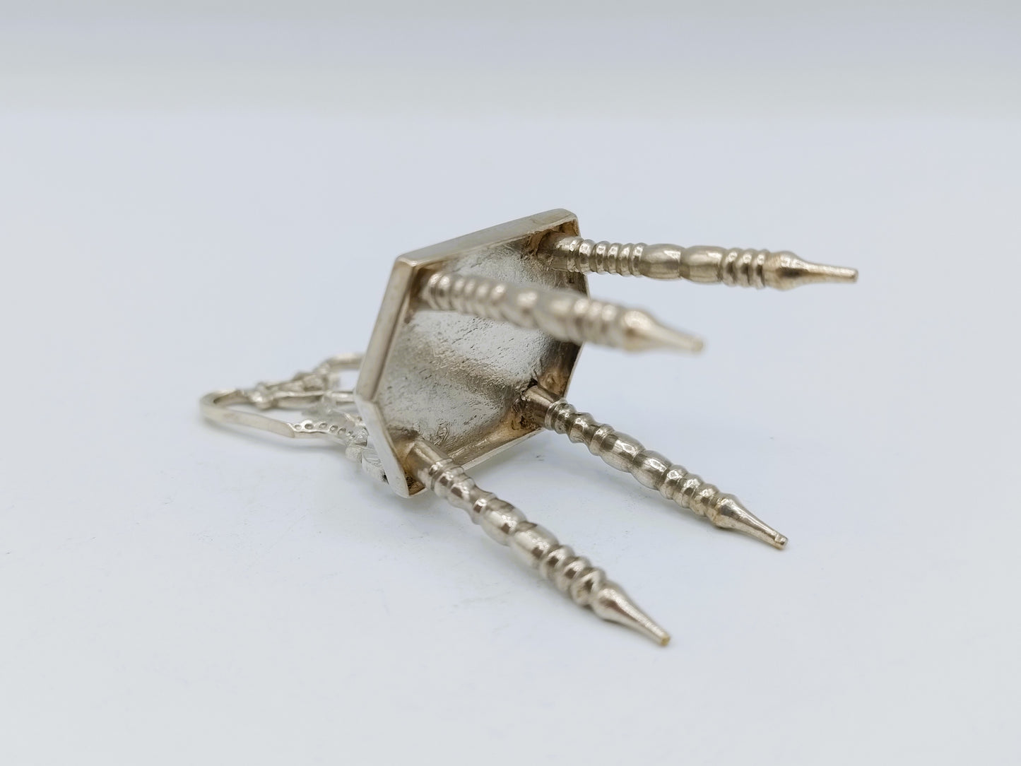 Silver miniature chair. A.D. Verschuur, Amsterdam, c. 1860