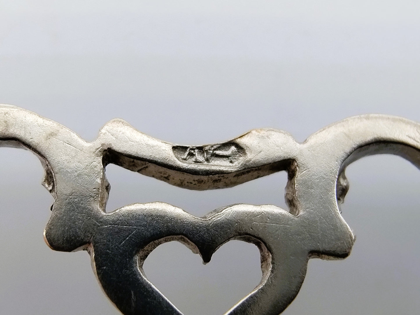 Silver miniature chair. A.D. Verschuur, Amsterdam, c. 1860