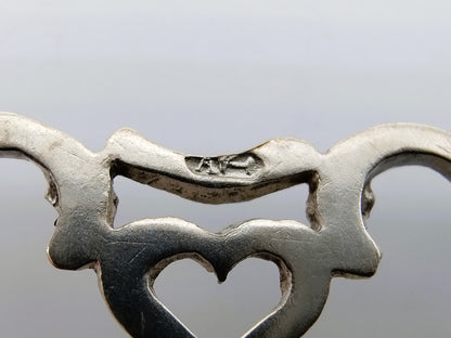 Silver miniature chair. A.D. Verschuur, Amsterdam, c. 1860