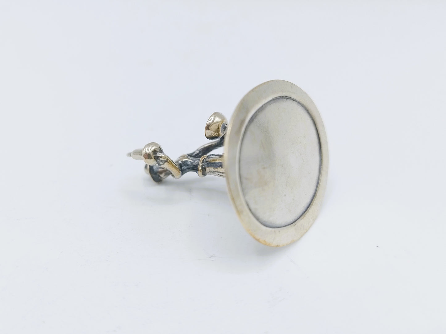 Zilveren miniatuur dame met pan, J. Weeda, Haarlem, 1981
