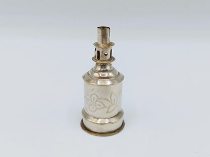 Zilveren miniatuur olielamp, S.R. Steensma, Harlingen, ca. 1850