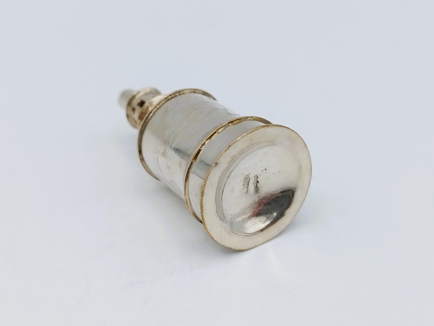 Zilveren miniatuur olielamp, S.R. Steensma, Harlingen, ca. 1850