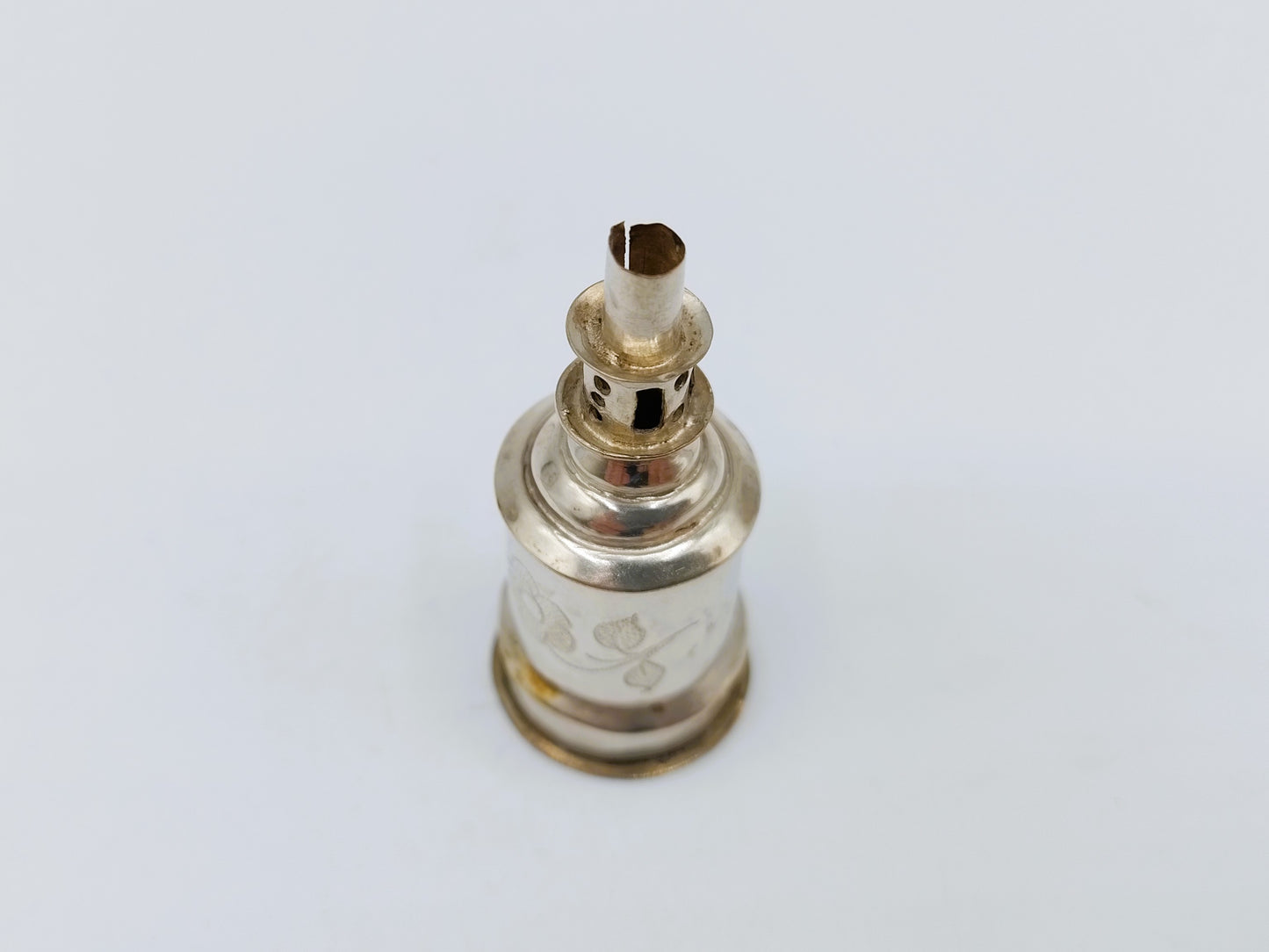 Zilveren miniatuur olielamp, S.R. Steensma, Harlingen, ca. 1850