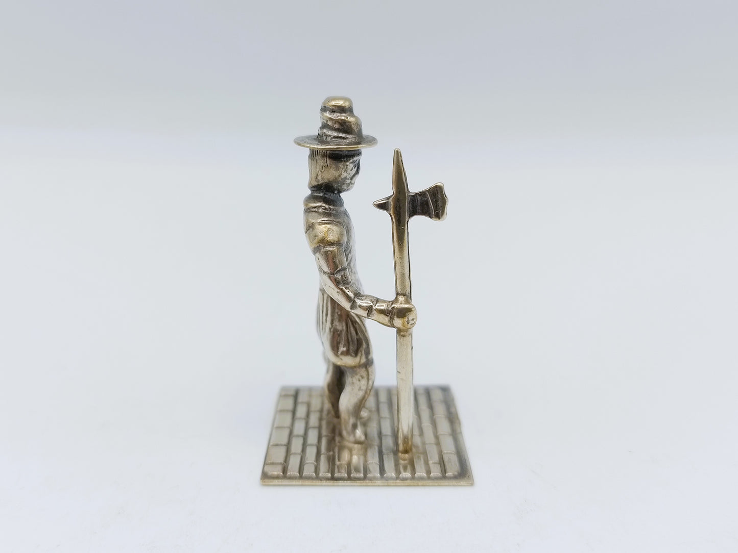 Zilveren miniatuur nachtwacht, J. Weeda, Haarlem, 1985