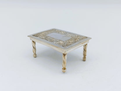 Zilveren miniatuur tafel, J. van Dijk, Hoorn, ca. 1920