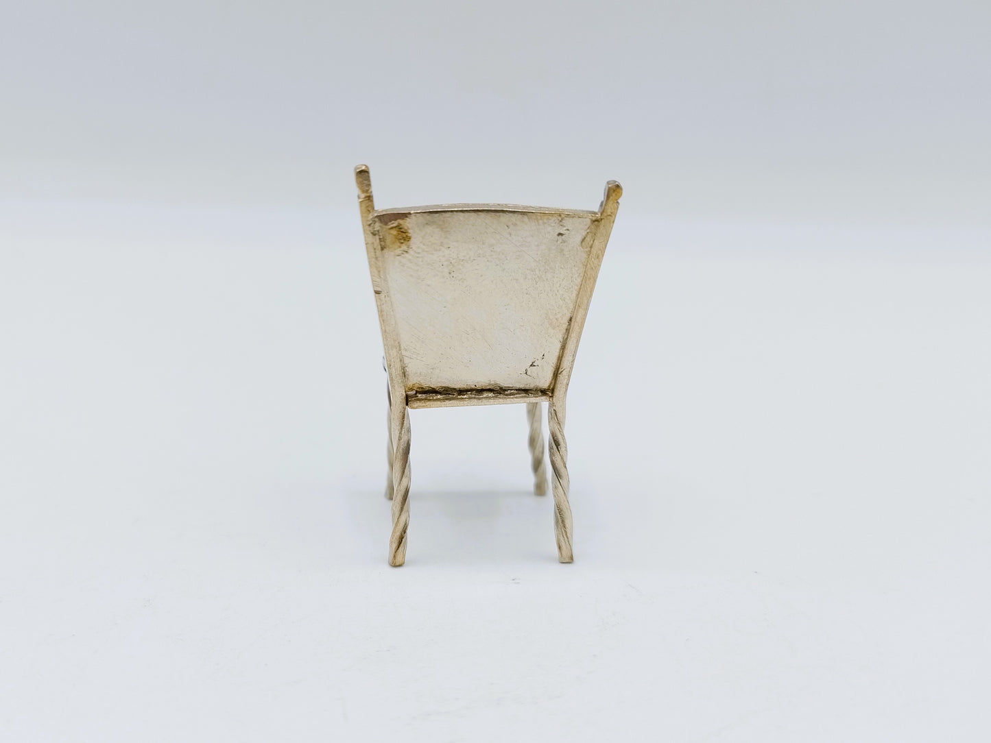 Zilveren miniatuur stoel, G. Rietzebos, ca. 1910