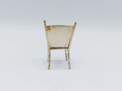 Zilveren miniatuur stoel, G. Rietzebos, ca. 1910