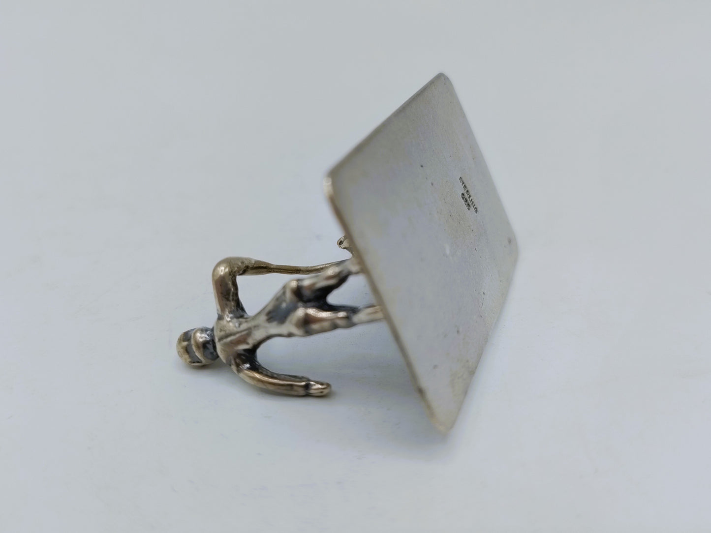 Zilveren miniatuur varkenshoeder, Trykonia B.V. Oosthuizen, ca. 1980