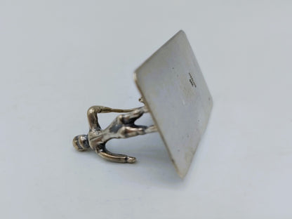 Zilveren miniatuur varkenshoeder, Trykonia B.V. Oosthuizen, ca. 1980
