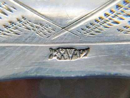 Zilveren miniatuur, lantaarnopsteker, B. Verhoogt, Hoorn, ca. 1930