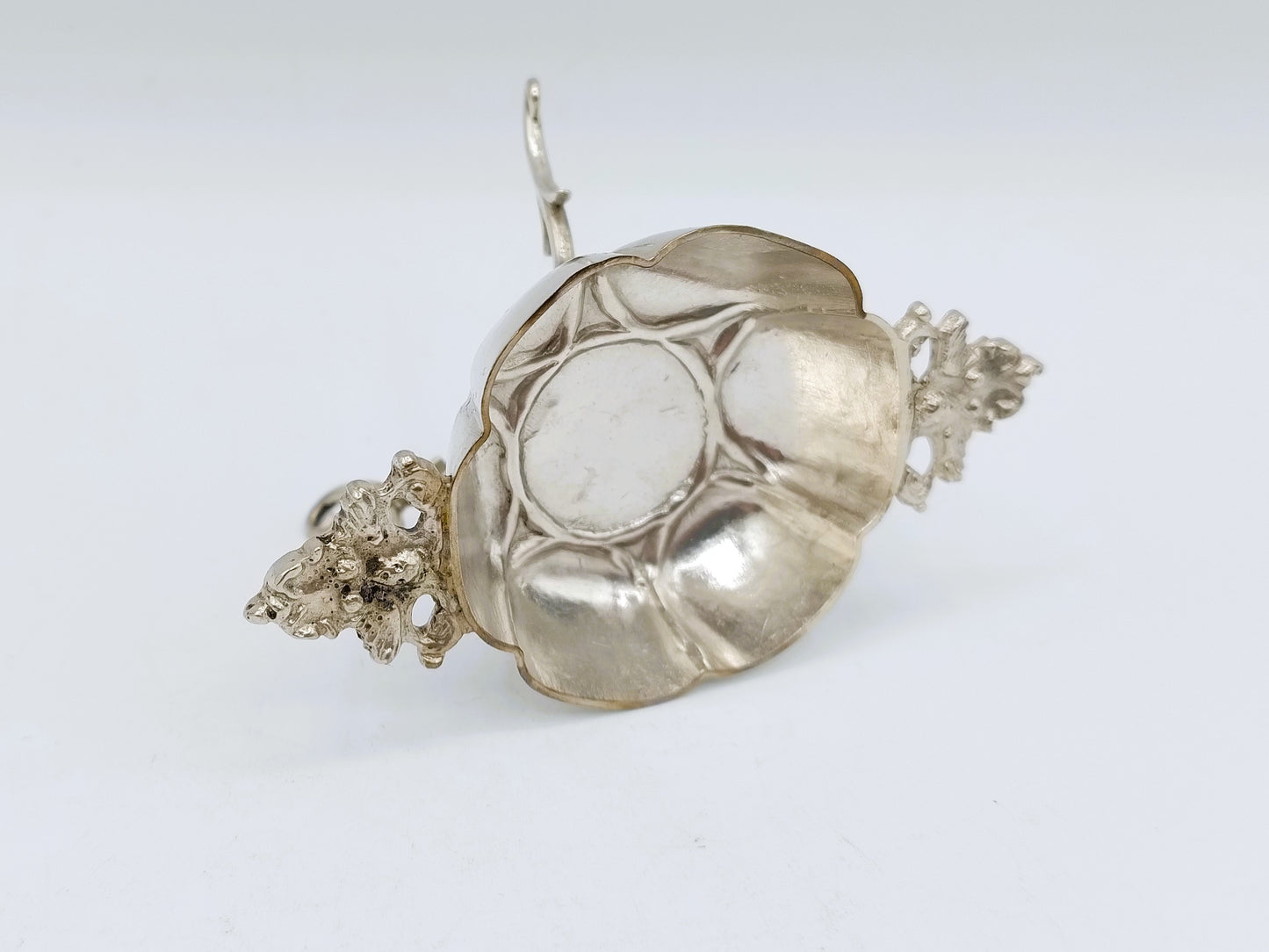 Zilveren miniatuur brandewijnkom, Wed. W. de Pleyt, Schoonhoven, ca. 1880