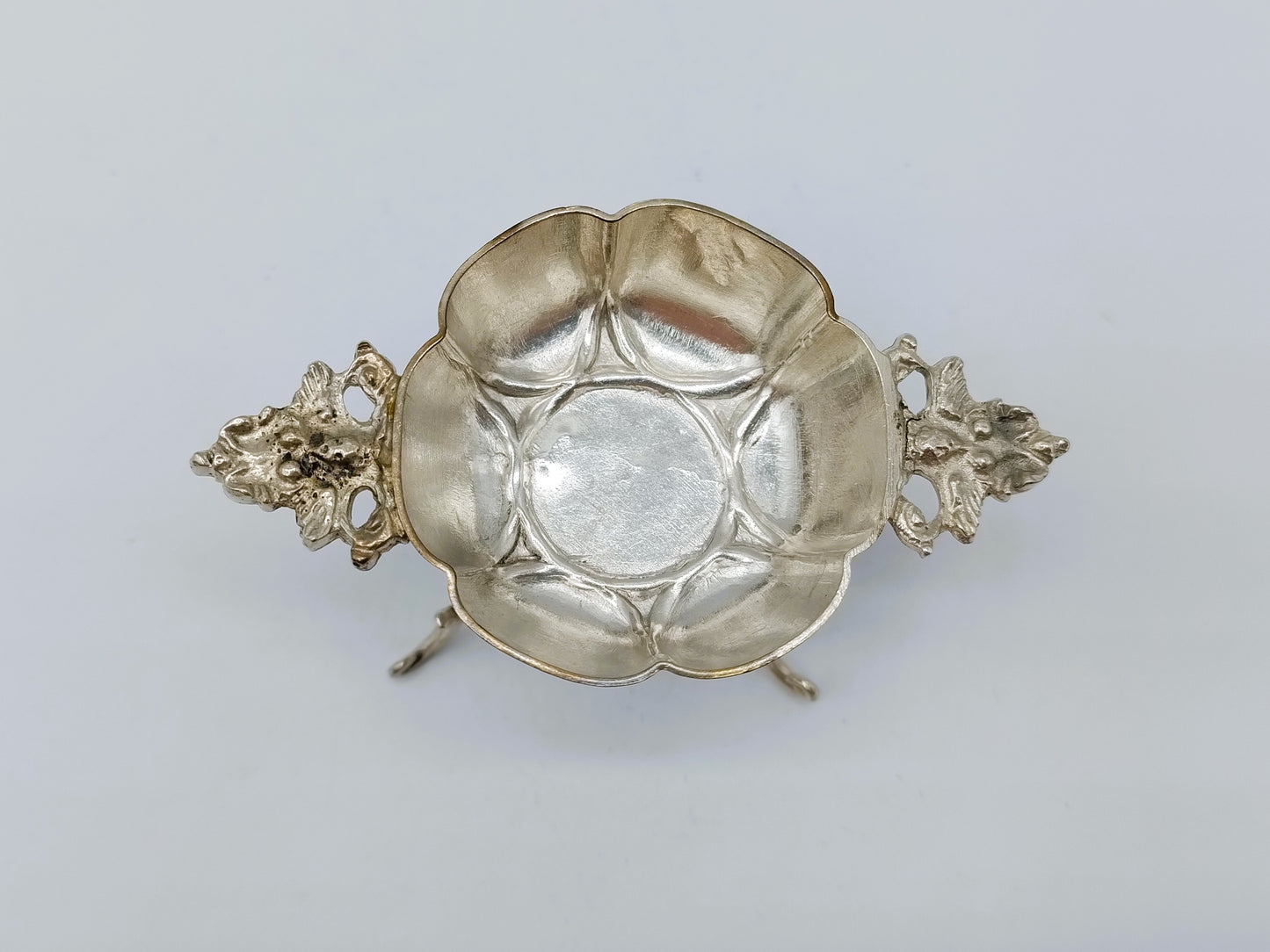Zilveren miniatuur brandewijnkom, Wed. W. de Pleyt, Schoonhoven, ca. 1880