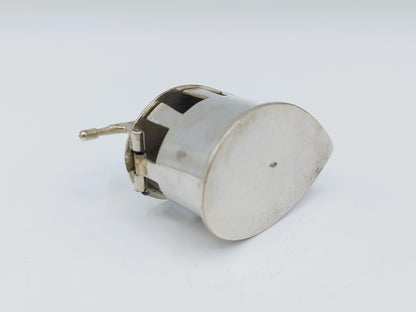 Zilveren miniatuur strijkijzer, H. Hooijkaas, Schoonhoven, ca. 1880