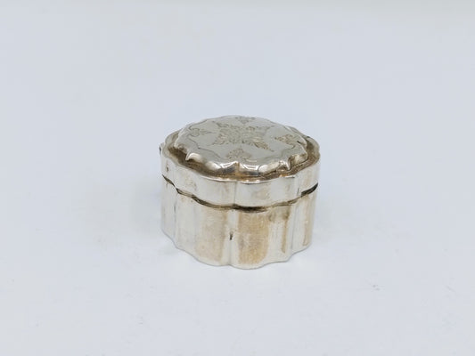 Zilveren miniatuur koektrommel, F.H. Daudt, Rotterdam, ca. 1860