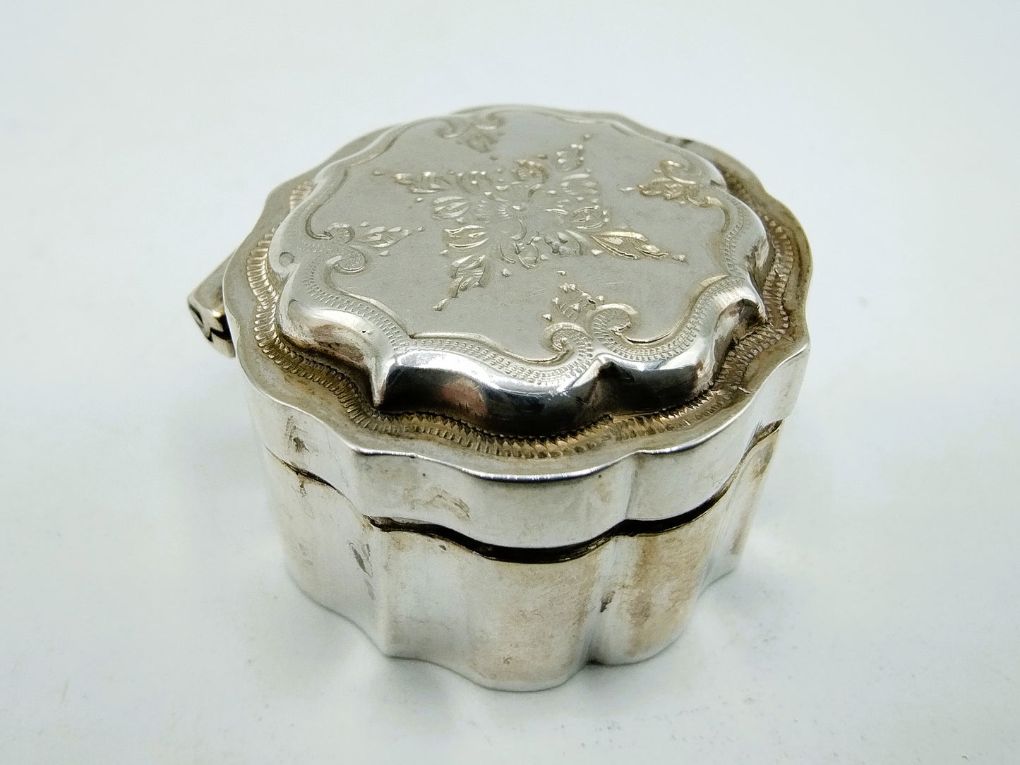 Zilveren miniatuur koektrommel, F.H. Daudt, Rotterdam, ca. 1860