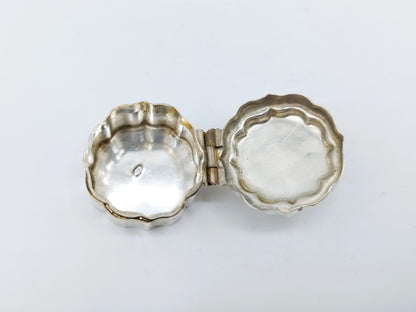 Zilveren miniatuur koektrommel, F.H. Daudt, Rotterdam, ca. 1860