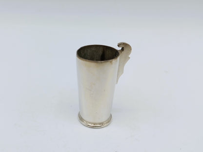 Silver miniature beer mug, 19th century