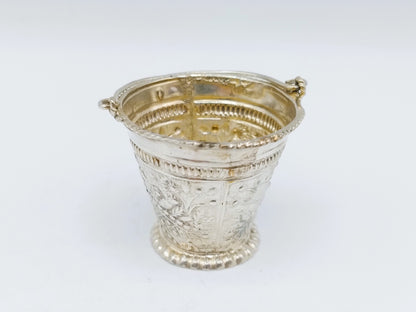 Silver miniature bucket, 19th century