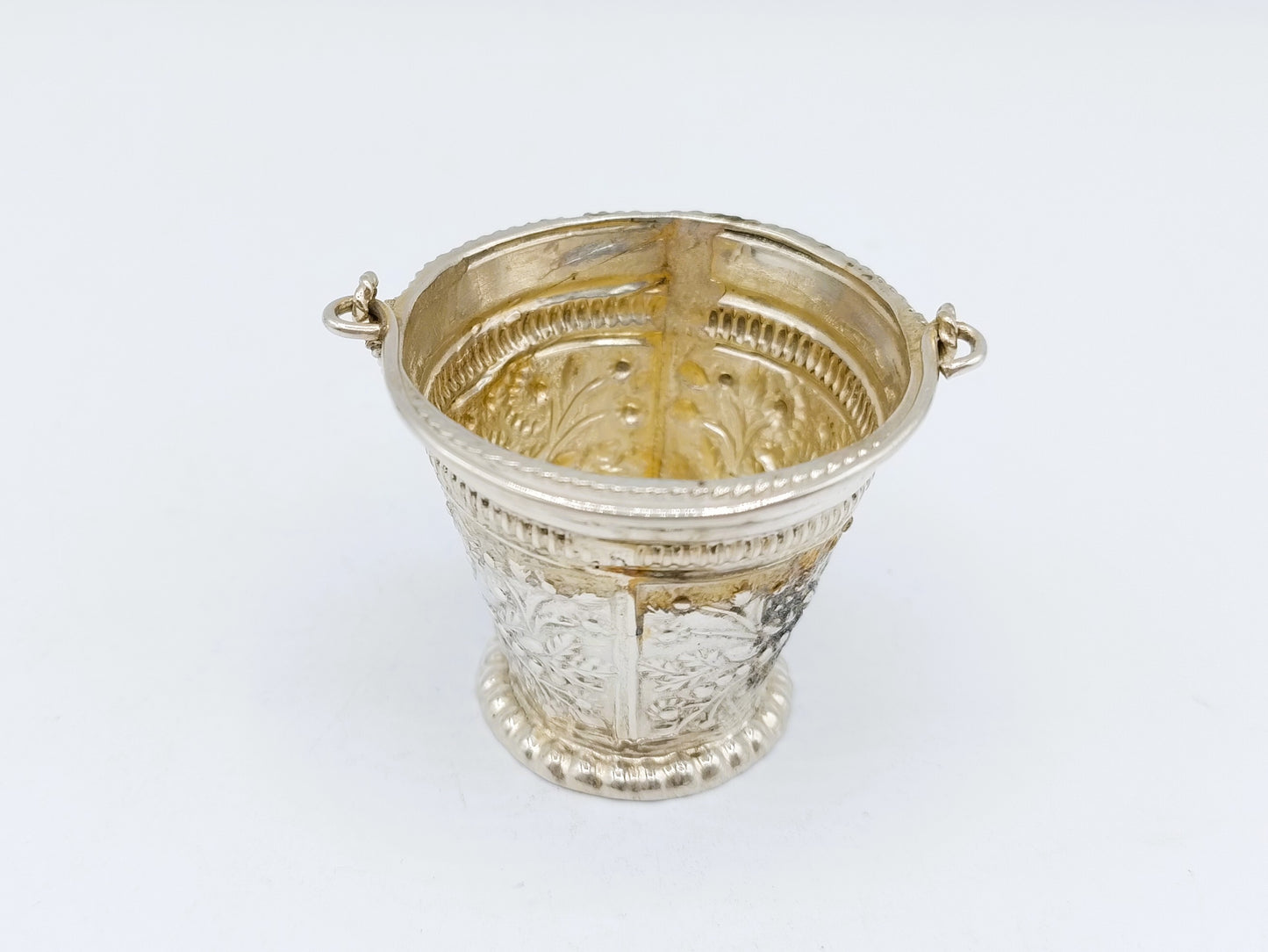 Silver miniature bucket, 19th century