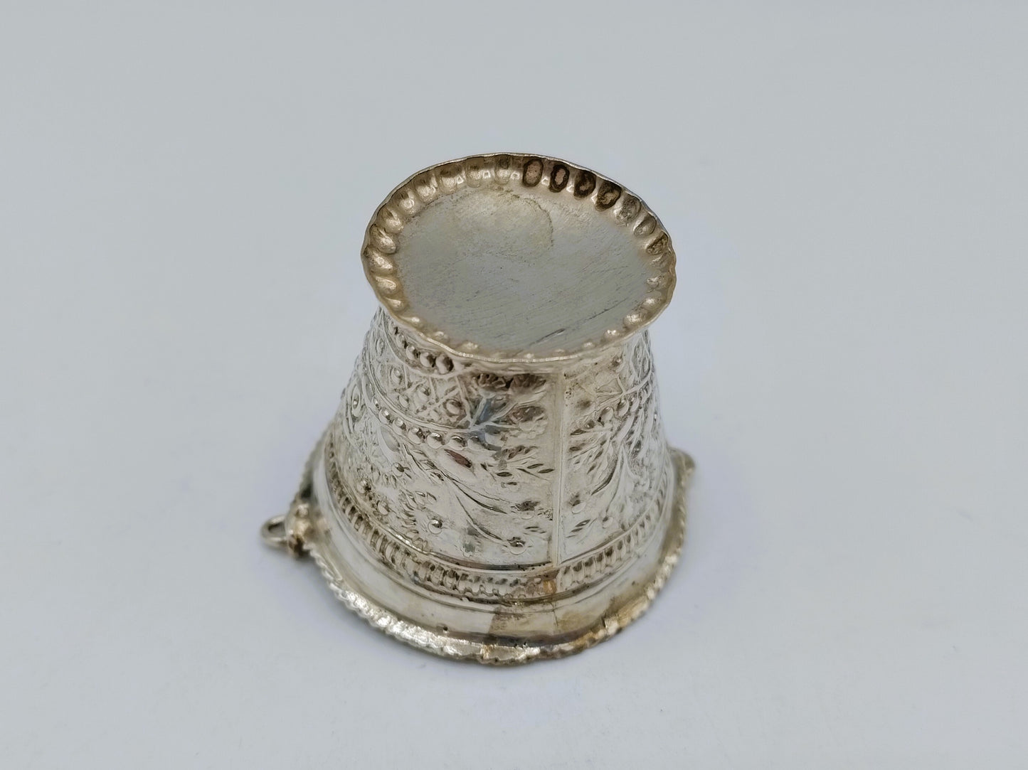 Silver miniature bucket, 19th century