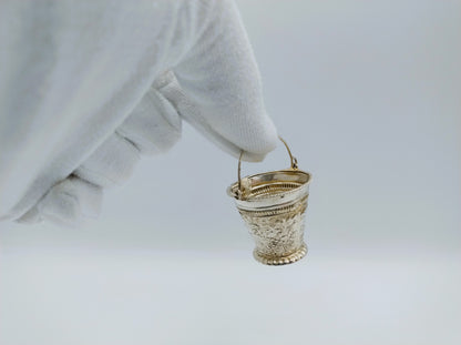 Silver miniature bucket, 19th century