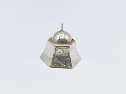 Silver miniature table bell, J.H. Bing, Amsterdam, c. 1850