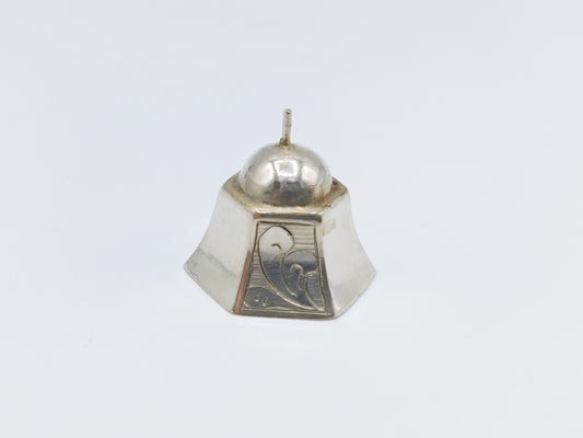 Silberne Miniatur-Tischglocke, J.H. Bing, Amsterdam, ca. 1850