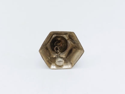 Silver miniature table bell, J.H. Bing, Amsterdam, c. 1850