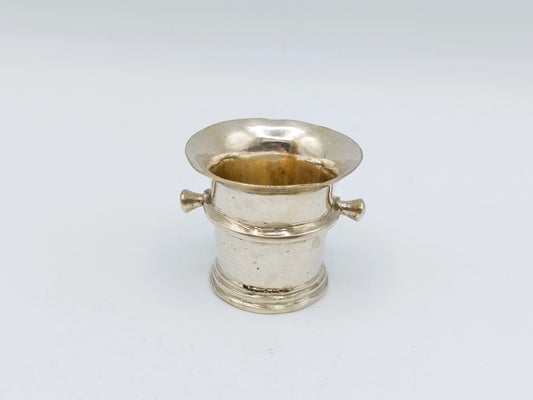 Miniatur-Mörser aus Silber, 19. Jahrhundert