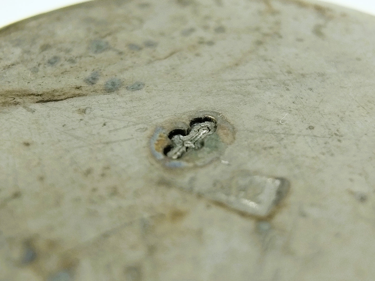 Silver miniature mortar, 19th century