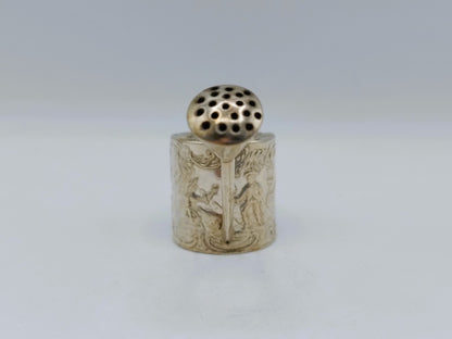 Silberne Miniatur-Gießkanne, 19. Jahrhundert