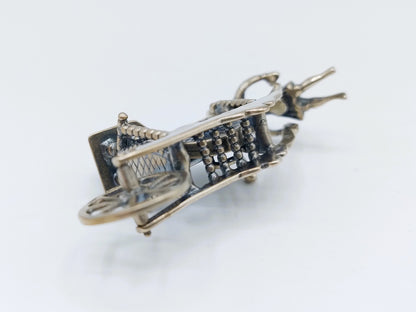 Zilveren miniatuur scharenslijper, J. Weeda, Haarlem, ca. 1980