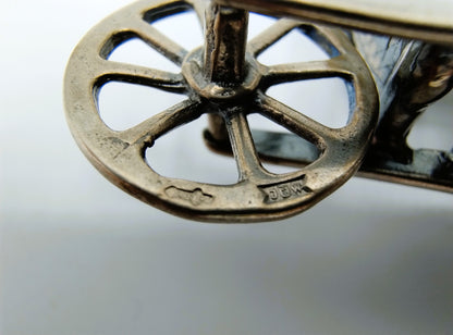 Zilveren miniatuur scharenslijper, J. Weeda, Haarlem, ca. 1980