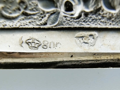 Zilveren petit four- of gebakstang, Weinrank & Schmidt, Hanau, 1880